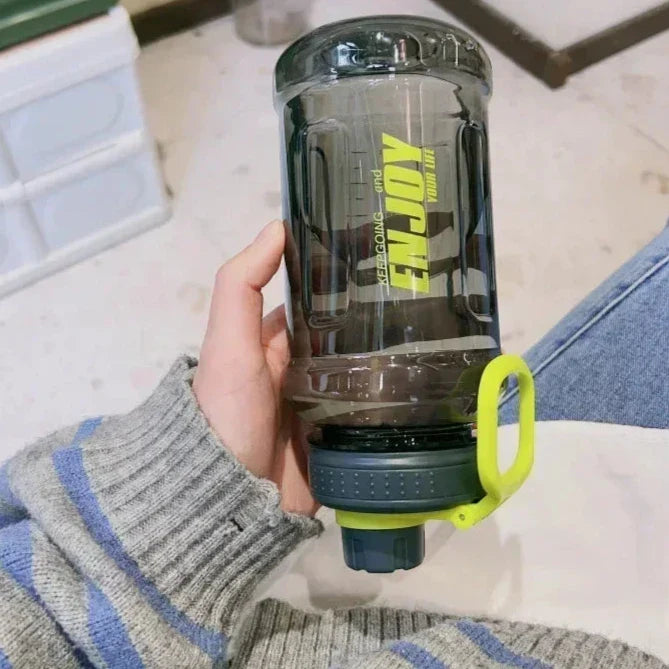 1 Liter   Sport Bottle with Filter Big 800ml Drinking Bottle