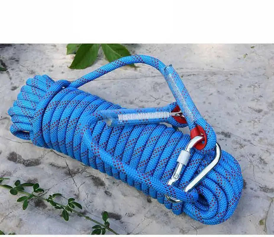 12mm Static Climbing Rope for Rock Climbing, Rappelling, and Tree Work