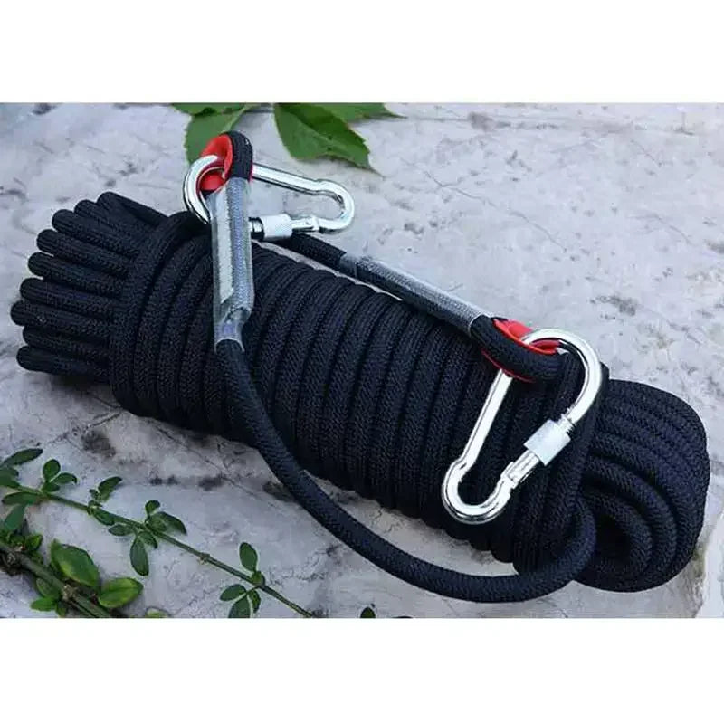 12mm Static Climbing Rope for Rock Climbing, Rappelling, and Tree Work