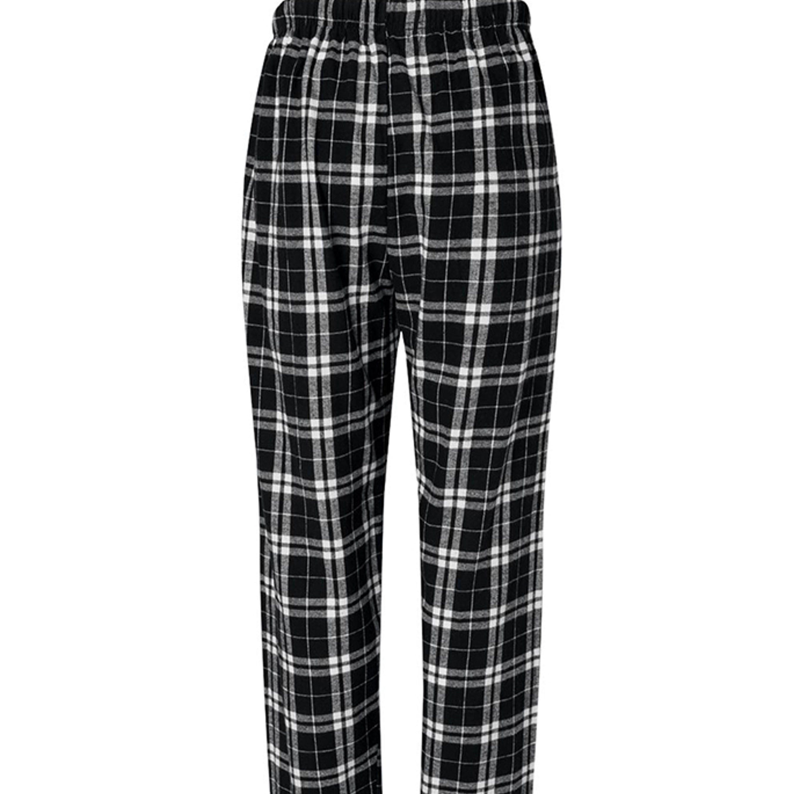 Black/ White Buffalo Plaid - BM6624 - BACK